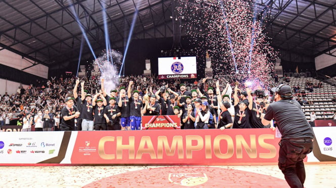 Pelita Jaya Jadi Juara