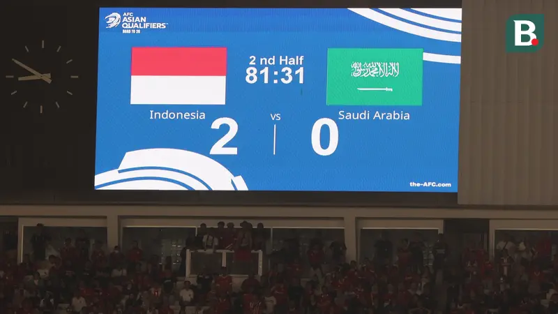 Indonesia Melesat Usai Tumbangkan Arab Saudi