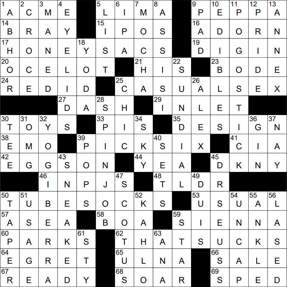 south american capital crossword clue
