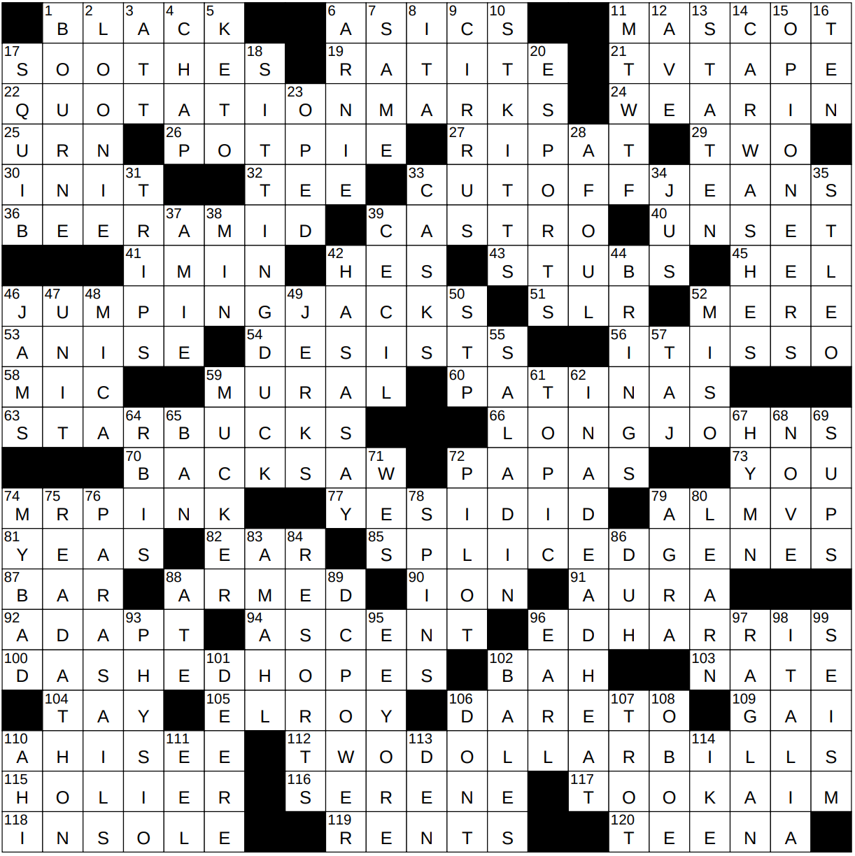 0602 24 NY Times Crossword 2 Jun 24 Sunday NYXCrossword