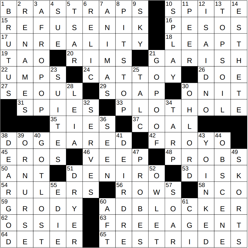 0830 24 NY Times Crossword 30 Aug 24 Friday NYXCrossword