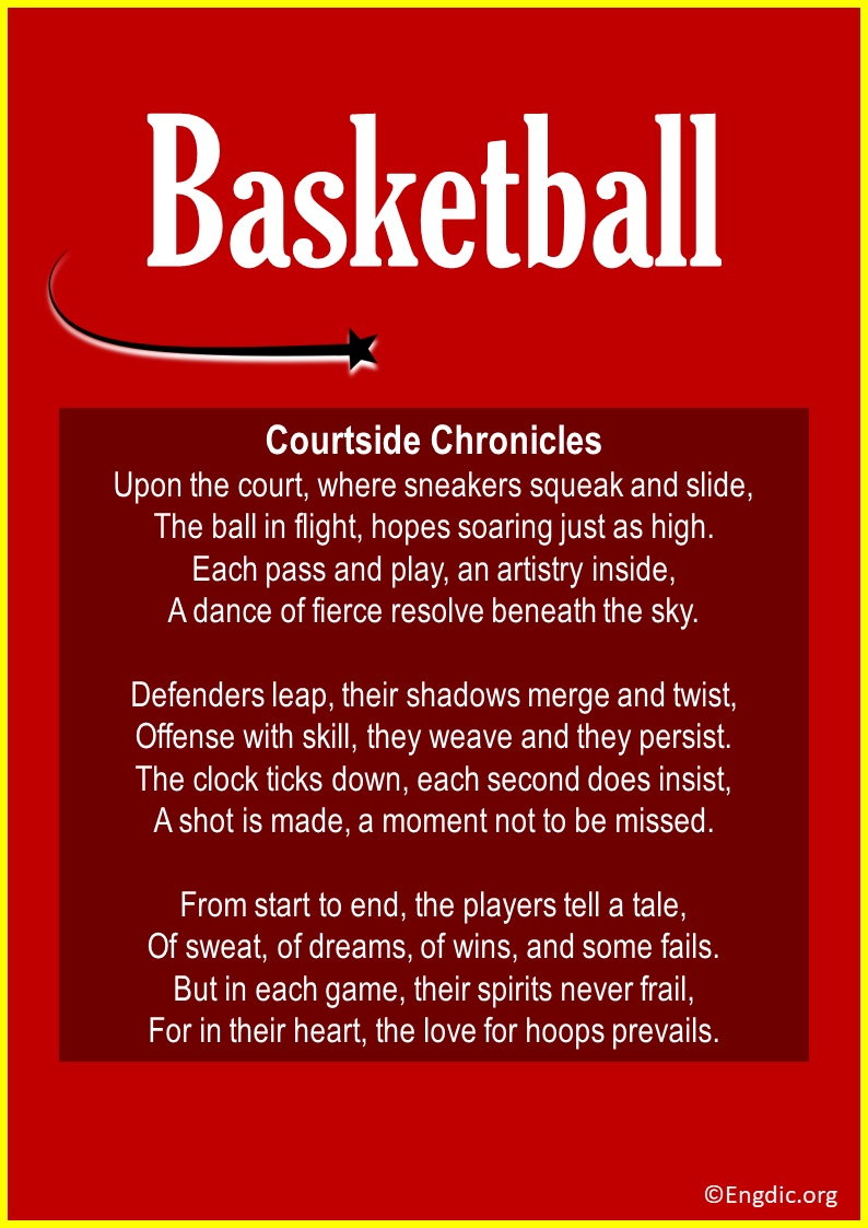10 Sonnet Poems About Basketball EngDic