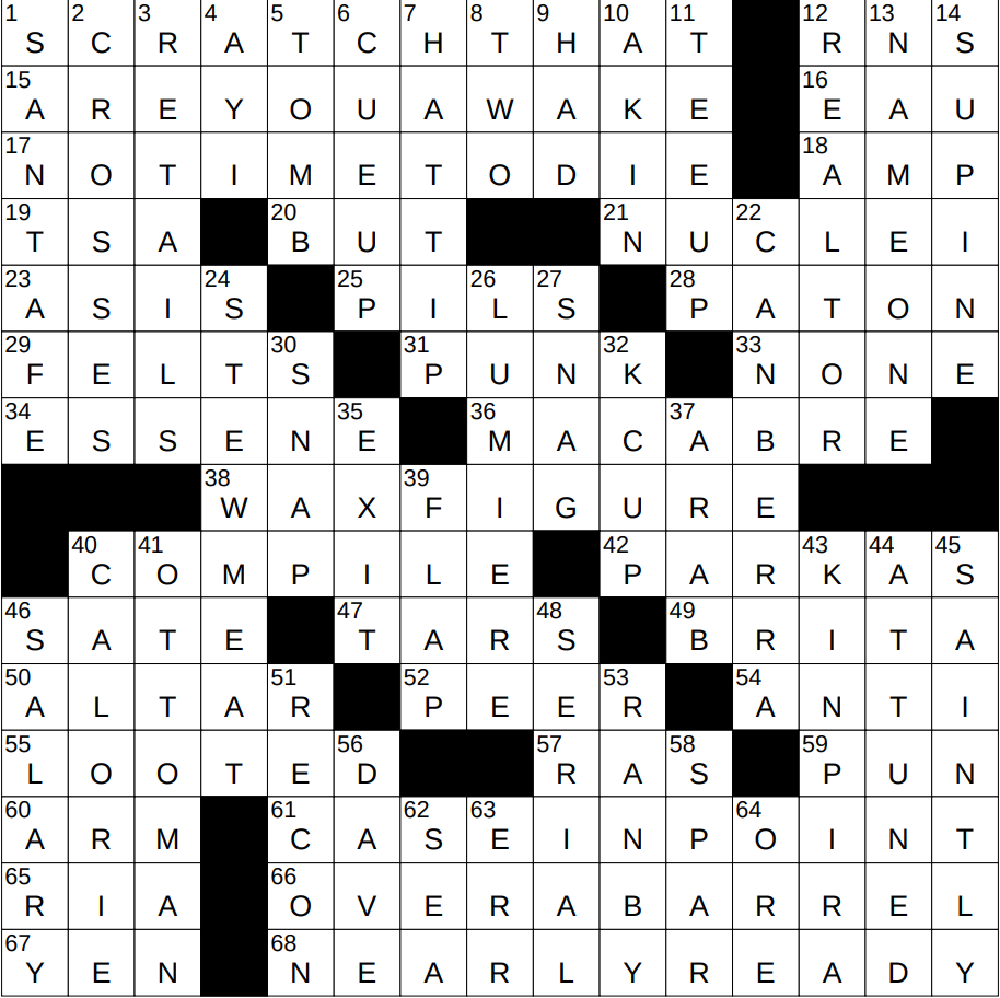 1129 24 NY Times Crossword 29 Nov 24 Friday NYXCrossword