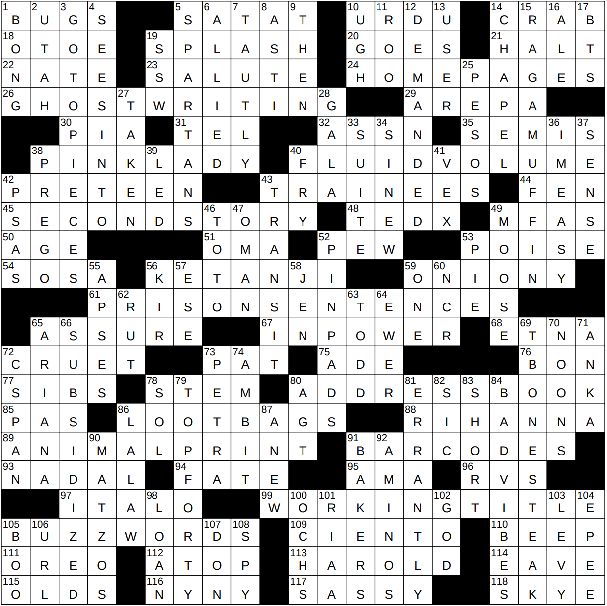 1225 22 NY Times Crossword 25 Dec 22 Sunday NYXCrossword 1225 22 NY Times Crossword 25 Dec 22 Sunday NYXCrossword