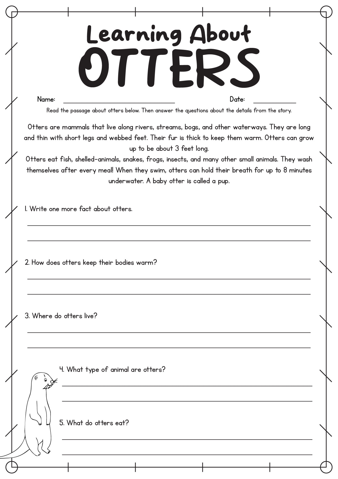15 Fourth Grade Reading Comp Worksheets Free PDF At Worksheeto