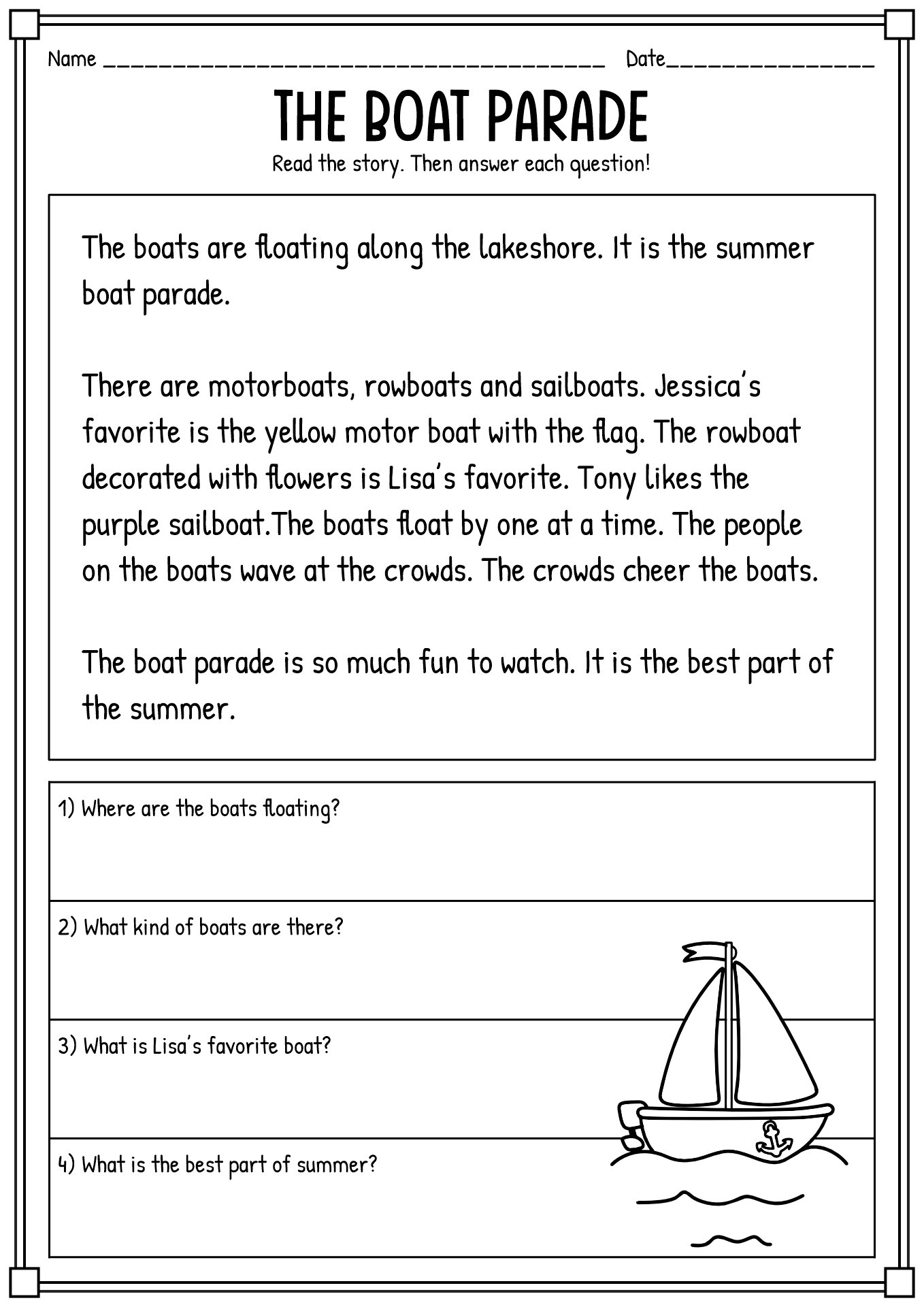 17 Reading Fluency 2nd Grade Worksheets Free PDF At Worksheeto