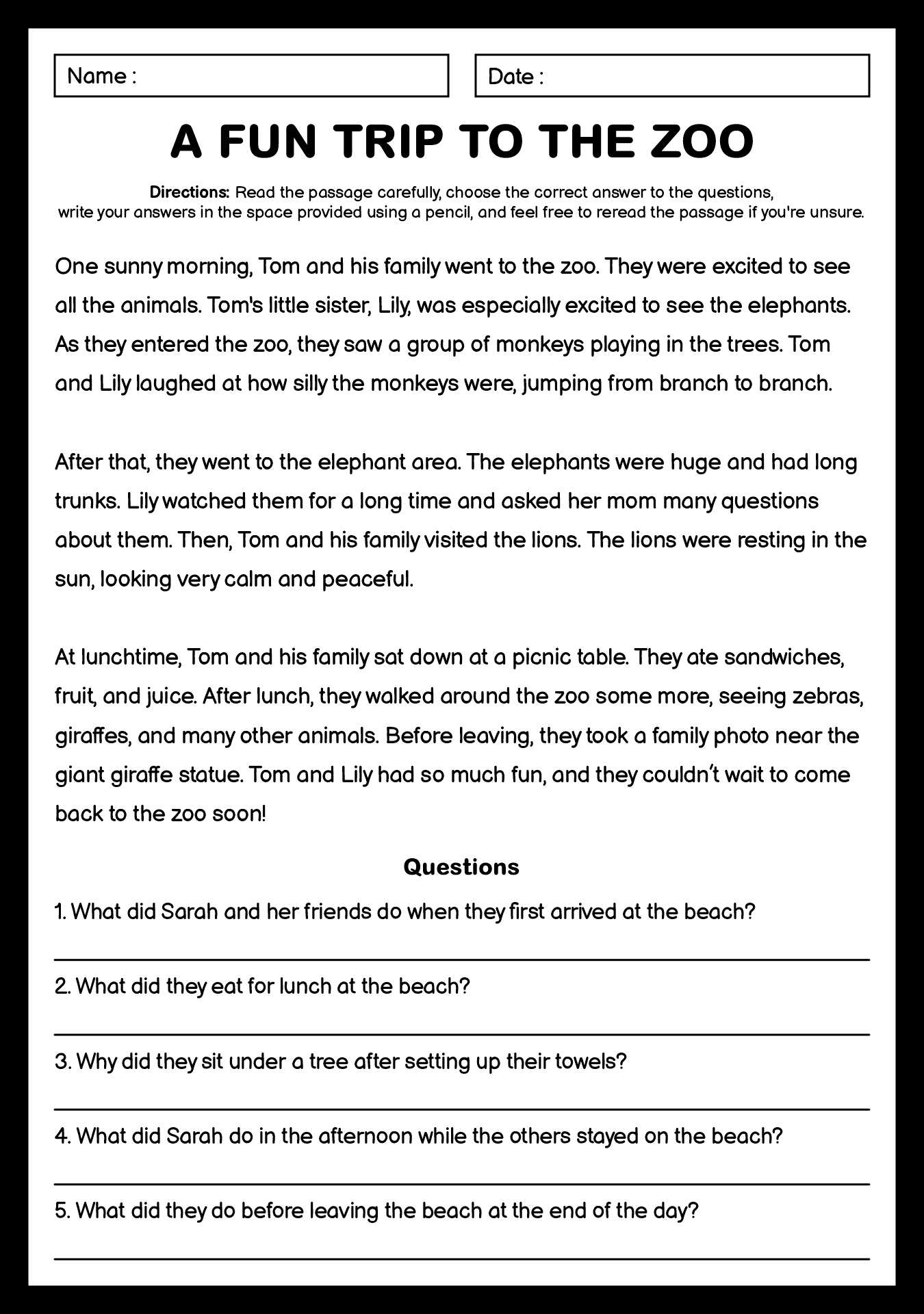 18 Wh Questions Reading Comprehension Worksheets Free PDF At Worksheeto 18 Wh Questions Reading Comprehension Worksheets Free PDF At Worksheeto