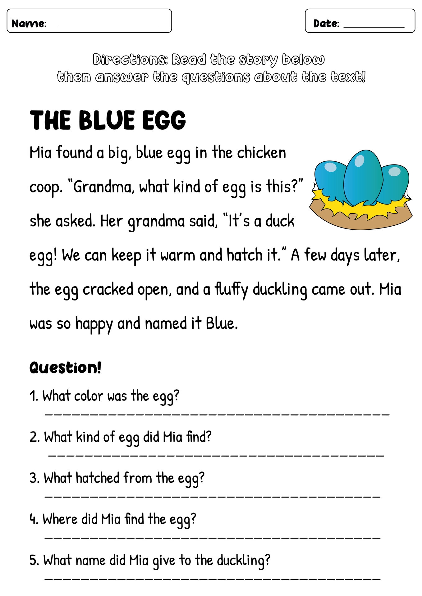 18 Wh Questions Reading Comprehension Worksheets Free PDF At Worksheeto