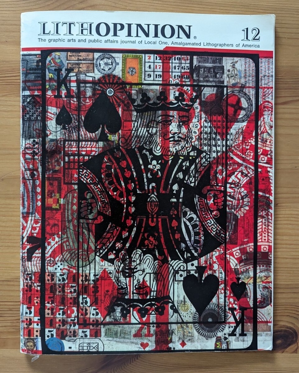 1968 Lithopinion Graphic Arts Public Affairs First American Crossword Puzzle EBay