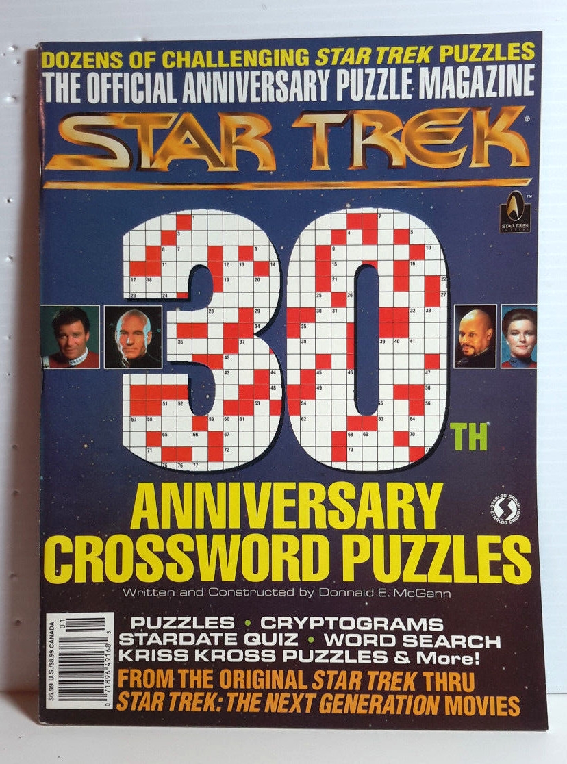 1996 Star Trek 30th Anniversary Crossword Puzzle Magazine UNMARKED EBay 1996 Star Trek 30th Anniversary Crossword Puzzle Magazine UNMARKED EBay