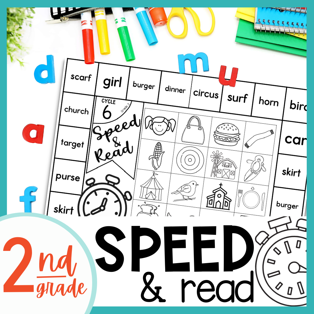 2nd Grade Phonics Speed Read Game Boards Phonics Activity For Reading Centers EL Skills Block Made By Teachers