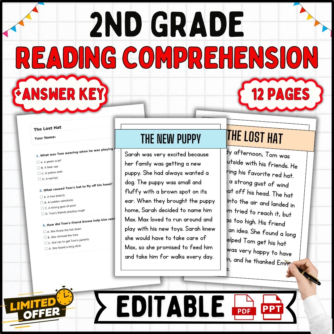 comprehension questions for 2nd graders