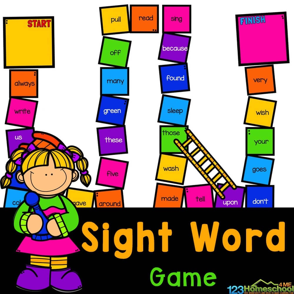 2nd Grade Sight Word Games 123 Homeschool 4 Me