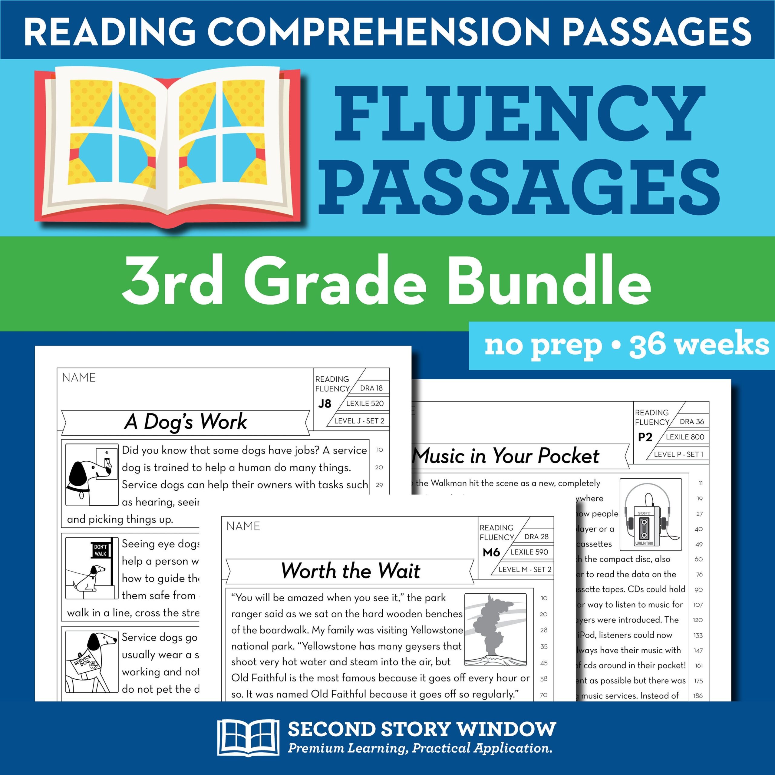 3rd Grade Printable Fluency And Reading Comprehension Passages For Homework Or Homeschool Educational Activity Reading Practice Worksheets Etsy Denmark