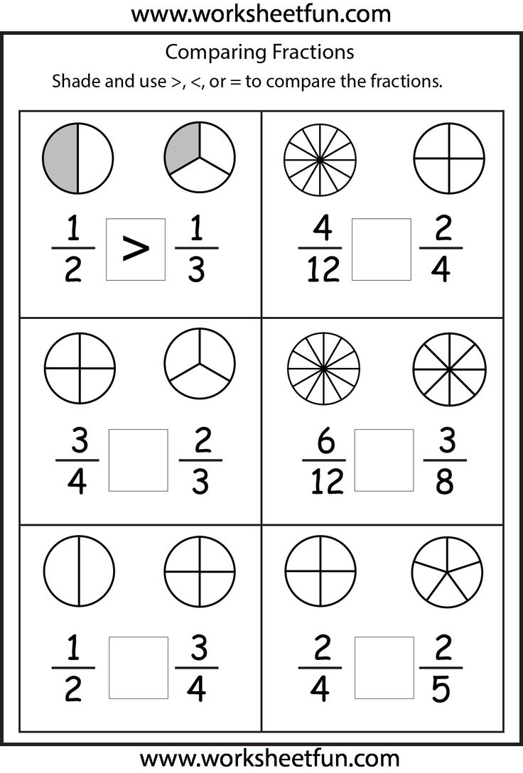4 Free Math Worksheets Third Grade 3 Fractions And Decimals Identify Fractions Write 990d1f09 