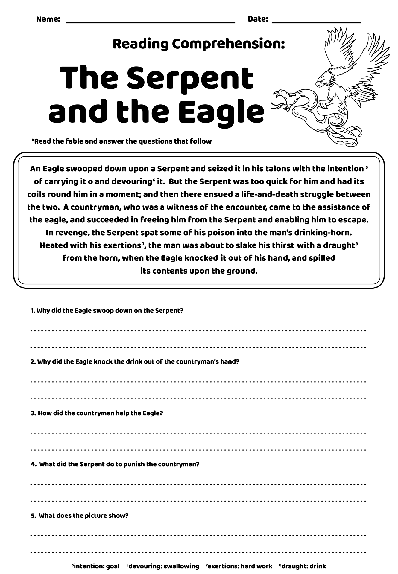 4th Grade Reading Worksheets Free 10 Free PDF Printables Printablee