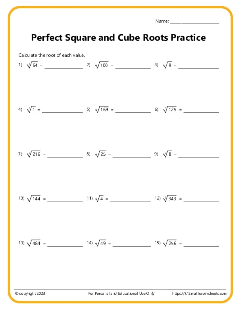 printable worksheets for 8th graders