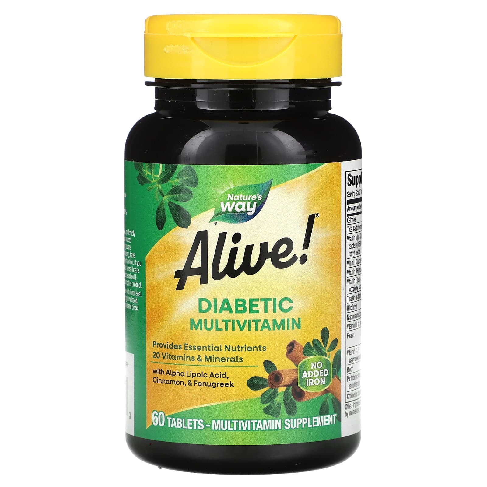 Alive Suplemento Multivitam nico Para Diab ticos 60 Comprimidos