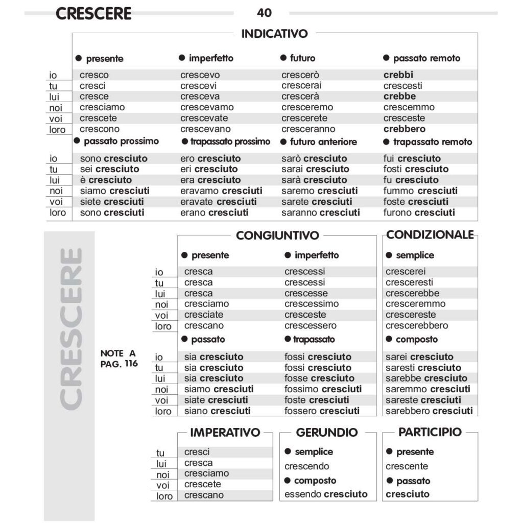 ALL ITALIAN TENSES Italiano Bello