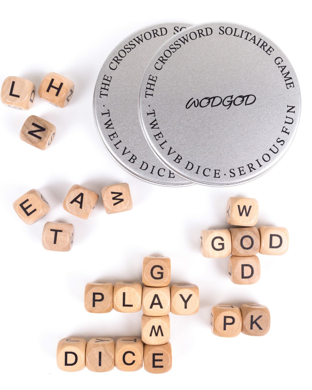 Amazon 2 Set The Crossword Dice Game Set Wooden Letter Dice Dice Game Word Dice Travel Game Fun Multiplayer Word Game For Travel Camping And Family Night With Portable Storage Boxes Toys