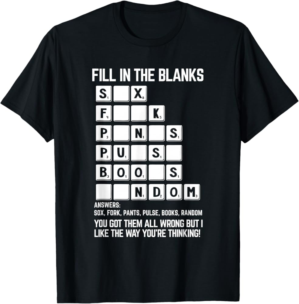 Amazon Dirty Mind Test Fill In The Blanks Apparel T Shirt Clothing Shoes Jewelry Amazon Dirty Mind Test Fill In The Blanks Apparel T Shirt Clothing Shoes Jewelry