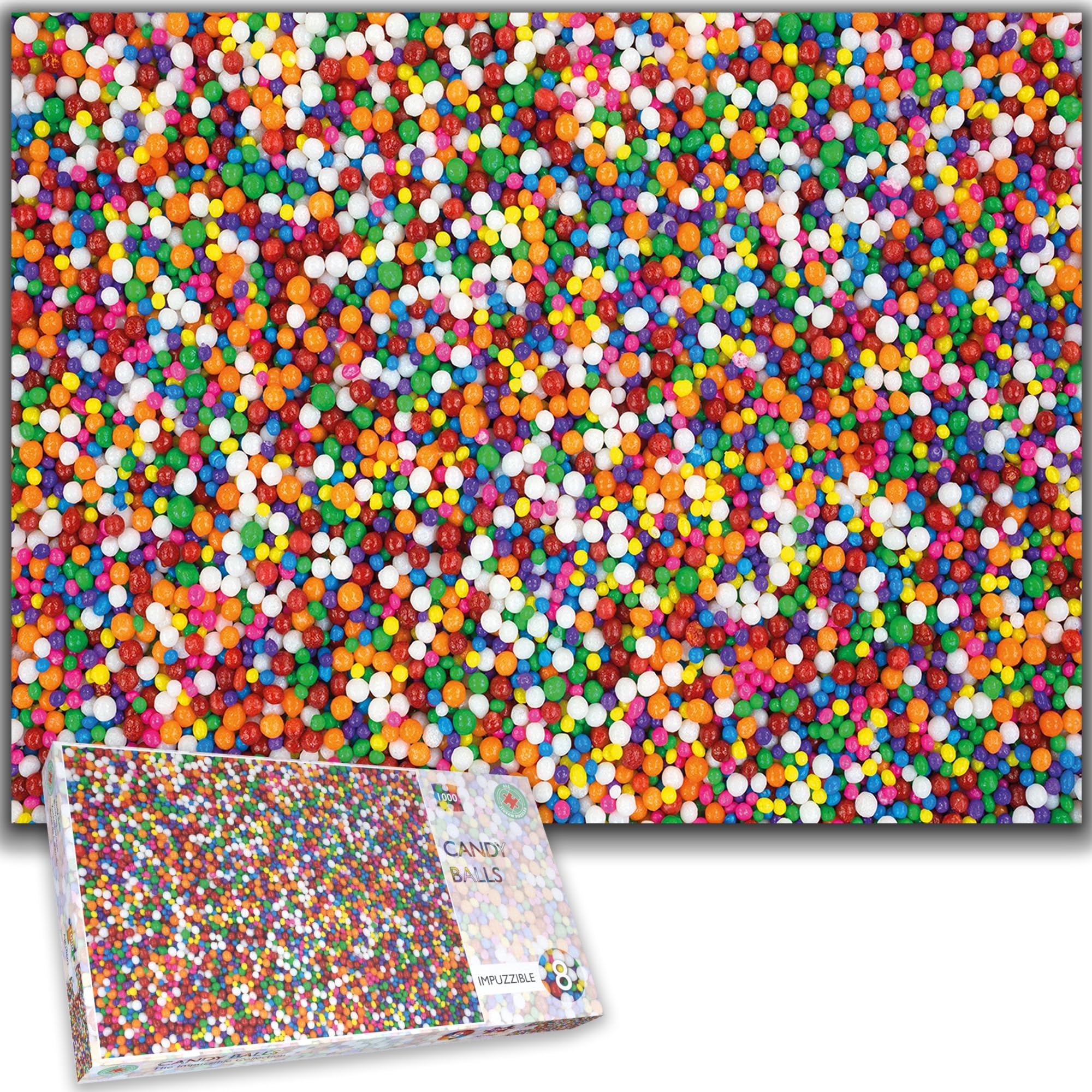 Amazon Jigsaw Puzzles For Adults 1000 Pieces Jigsaw Puzzles Impuzzibles Candy Balls 1000 Piece Hardest Jigsaw Puzzle 66 X 50cm Hard Jigsaw Puzzle For Adults Everything Else