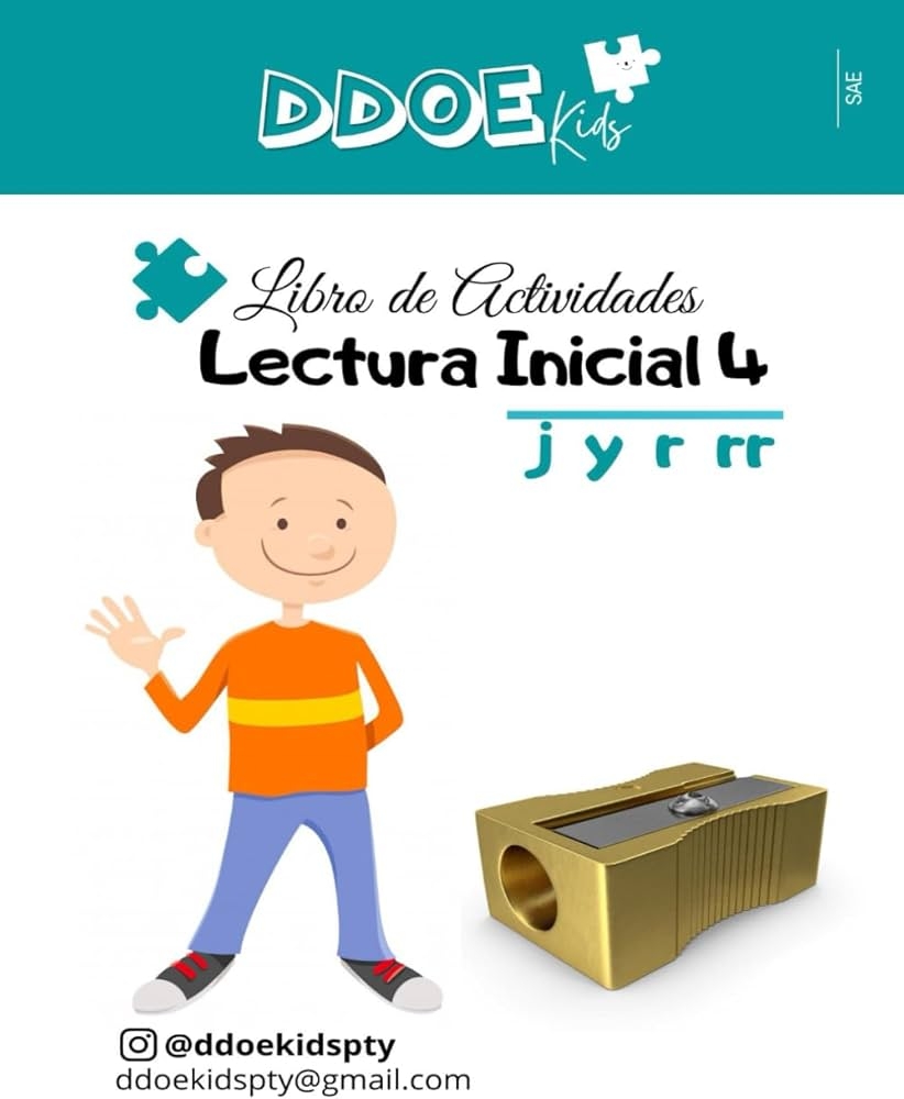 Amazon Libro De Actividades Lectura Inicial 4 J Y R RR Lectura Inicial DDOE Kids Spanish Edition 9798852061119 Franco Damarys Books