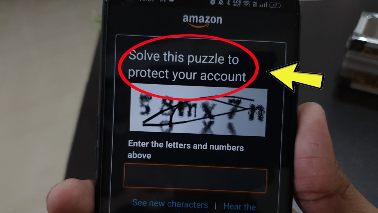 Amazon Solve This Puzzle Protect Your Account Captcha Problem Solved YouTube