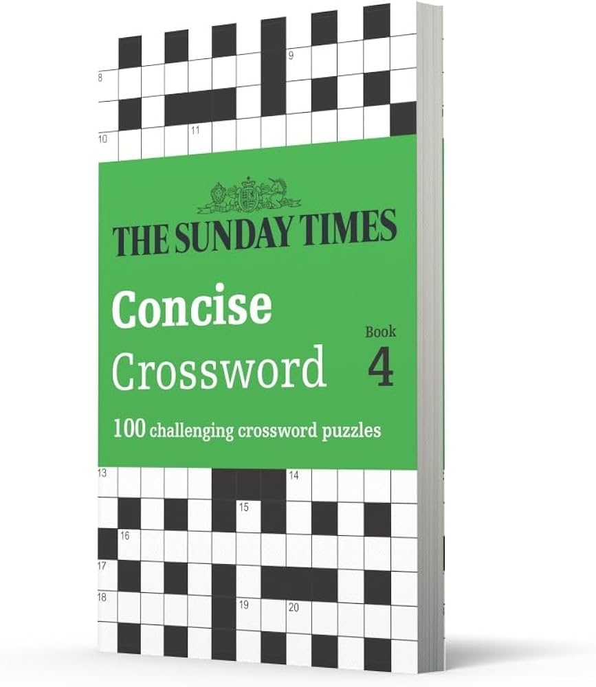 Amazon The Sunday Times Concise Crossword Book 4 100 Challenging Crossword Puzzles Sunday Times Puzzle Books 9780008537951 The Times Mind Games Biddlecombe Peter Books Amazon The Sunday Times Concise Crossword Book 4 100 Challenging Crossword Puzzles Sunday Times Puzzle Books 9780008537951 The Times Mind Games Biddlecombe Peter Books