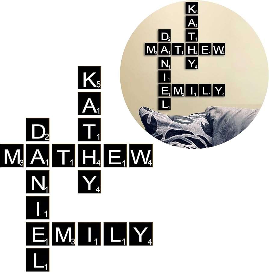Amazon WLLPNG Personalized Family Name Crossword Letters Wall Tiles Crossword Wall Art Decor Sign Custom Family Name Wall Art Hang Pieces Wooden Home Decor Gift For Christmas Birthday Anniversary black Home Amazon WLLPNG Personalized Family Name Crossword Letters Wall Tiles Crossword Wall Art Decor Sign Custom Family Name Wall Art Hang Pieces Wooden Home Decor Gift For Christmas Birthday Anniversary black Home