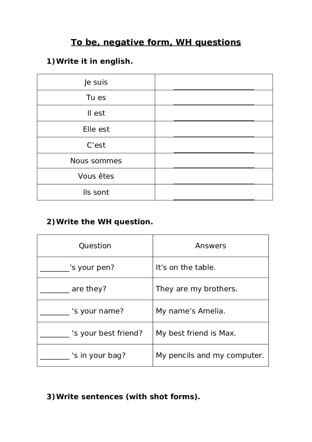 verbe to be en anglais verbe to be en anglais