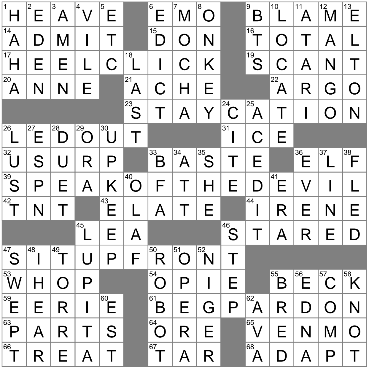 Appropriate Inappropriately Crossword Clue Archives LAXCrossword