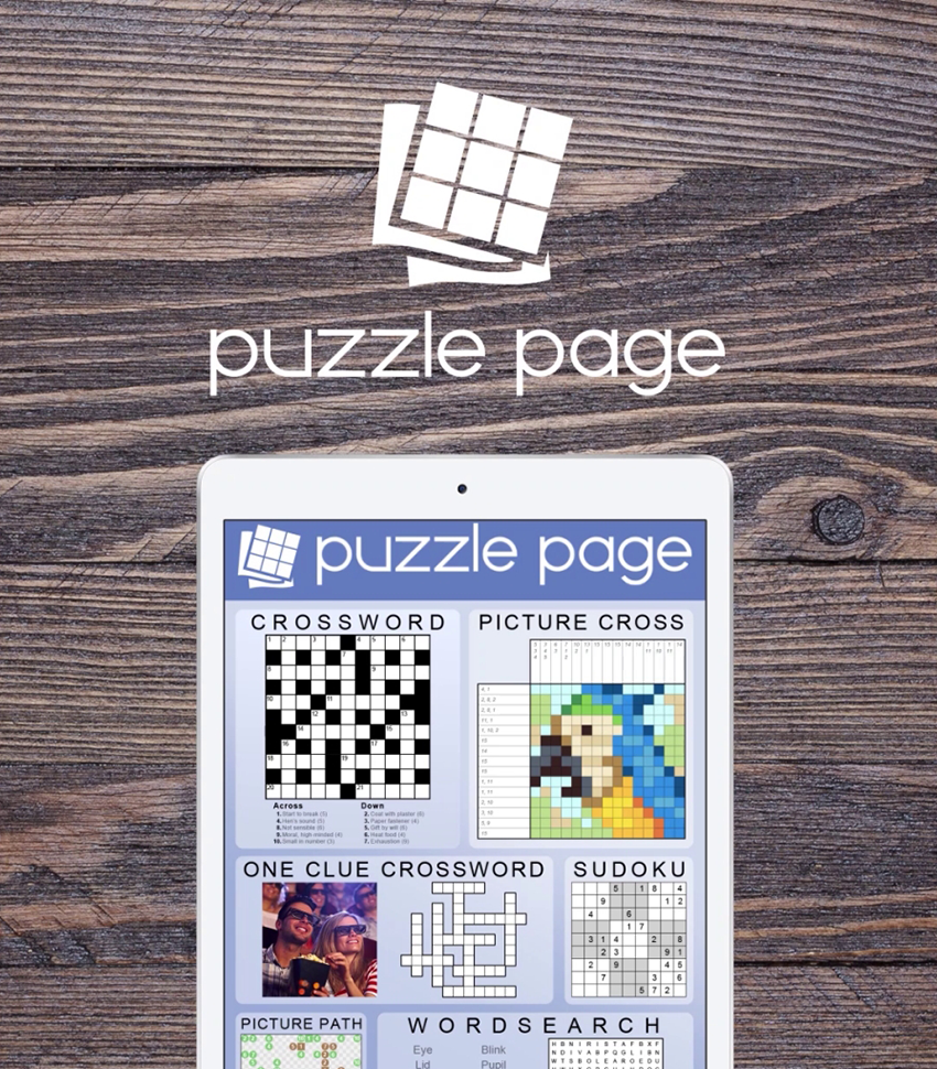 one clue crossword puzzle page