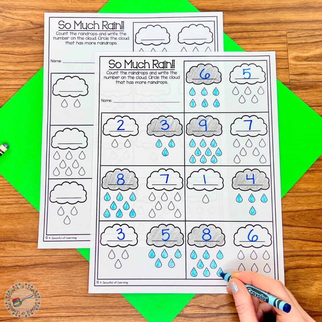 April Homework For Kindergarten A Spoonful Of Learning