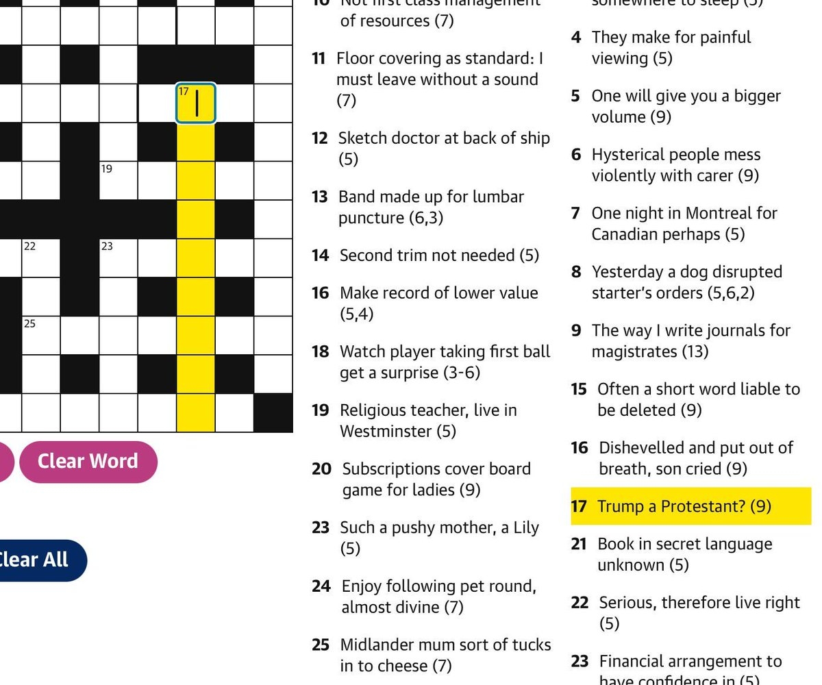 Apropos Nothing Mrs B And I Are Slowly Teaching Ourselves How To Do Cryptic Crosswords Here s Our Favourite Clue Of The Past Fortnight set By Vulcan Guardian Solution Hidden In The Next Apropos Nothing Mrs B And I Are Slowly Teaching Ourselves How To Do Cryptic Crosswords Here s Our Favourite Clue Of The Past Fortnight set By Vulcan Guardian Solution Hidden In The Next