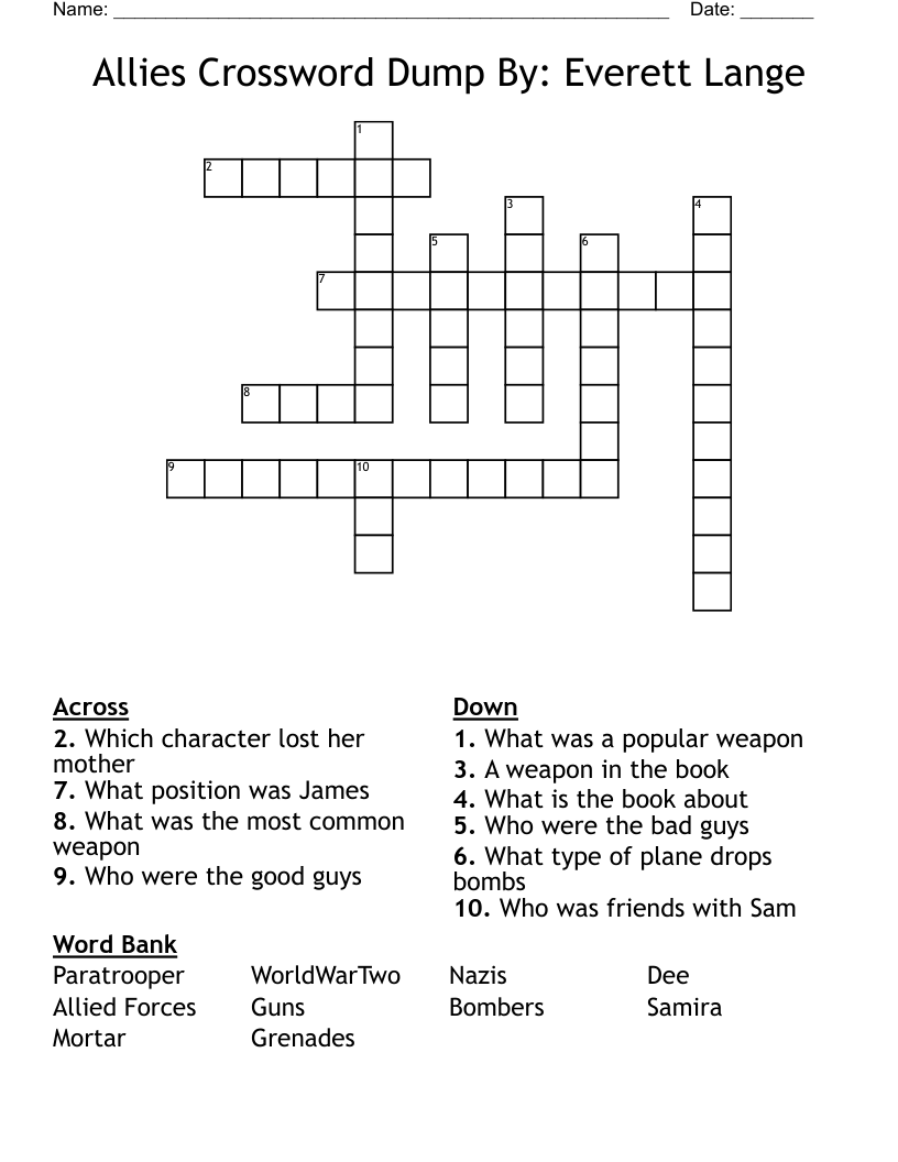 Bad Guy Word Search WordMint