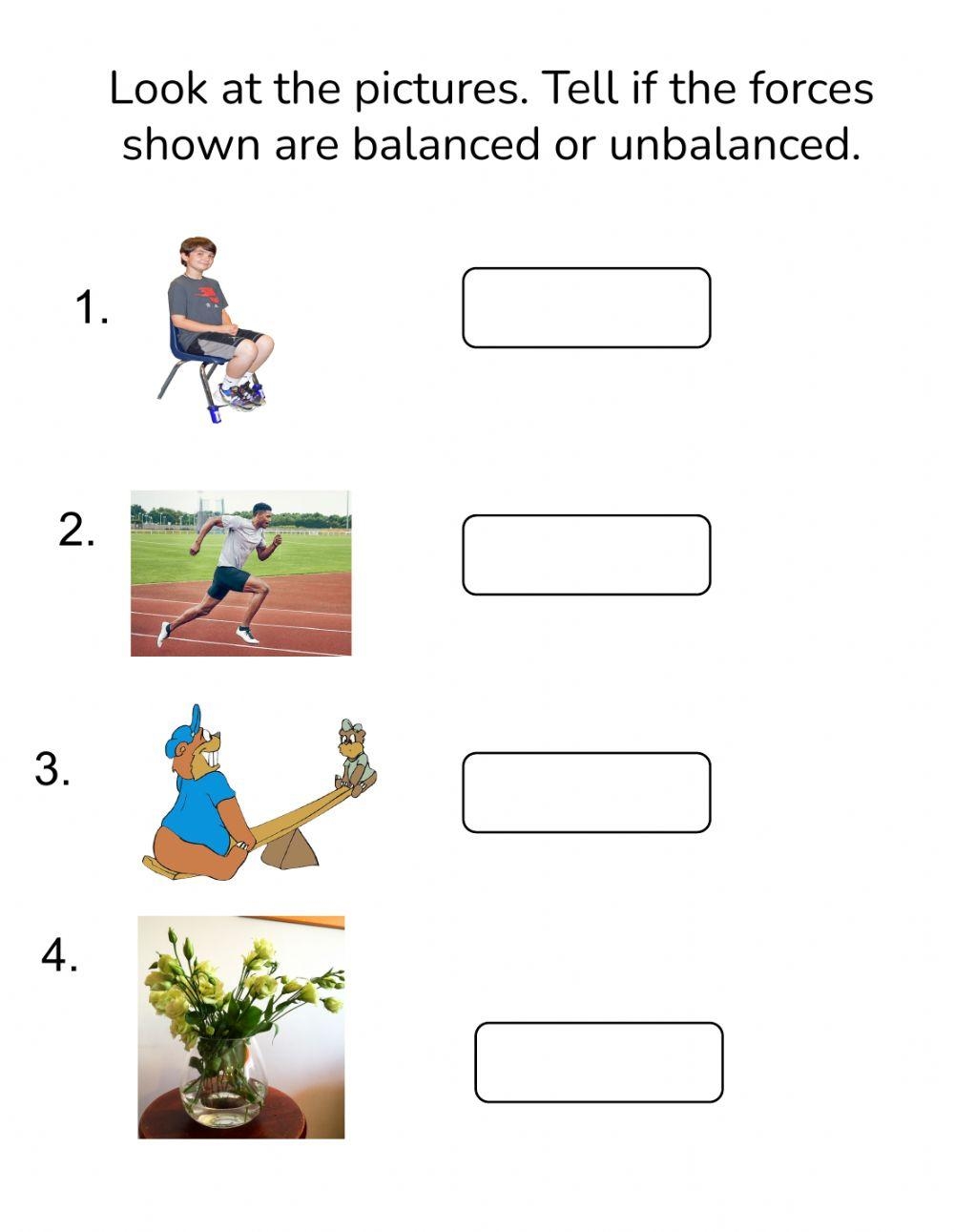 Balanced Or Unbalanced Forces Worksheet Worksheets Library Balanced Or Unbalanced Forces Worksheet Worksheets Library