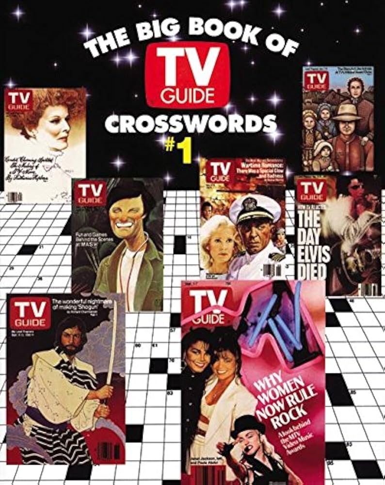 Big Book Of TV Guide Crosswords Test Your TV IQ Qith More Than 250 Great Puzzles From TV Guide TV Guide Editors 9780060969684 Amazon Books Big Book Of TV Guide Crosswords Test Your TV IQ Qith More Than 250 Great Puzzles From TV Guide TV Guide Editors 9780060969684 Amazon Books