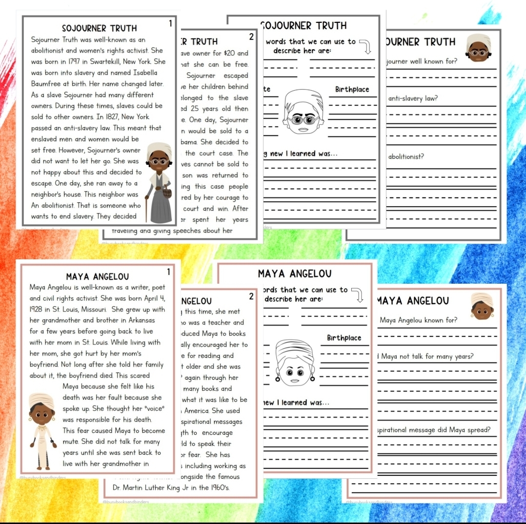 Black History Month Activities Black History Worksheets Reading Made By Teachers Black History Month Activities Black History Worksheets Reading Made By Teachers