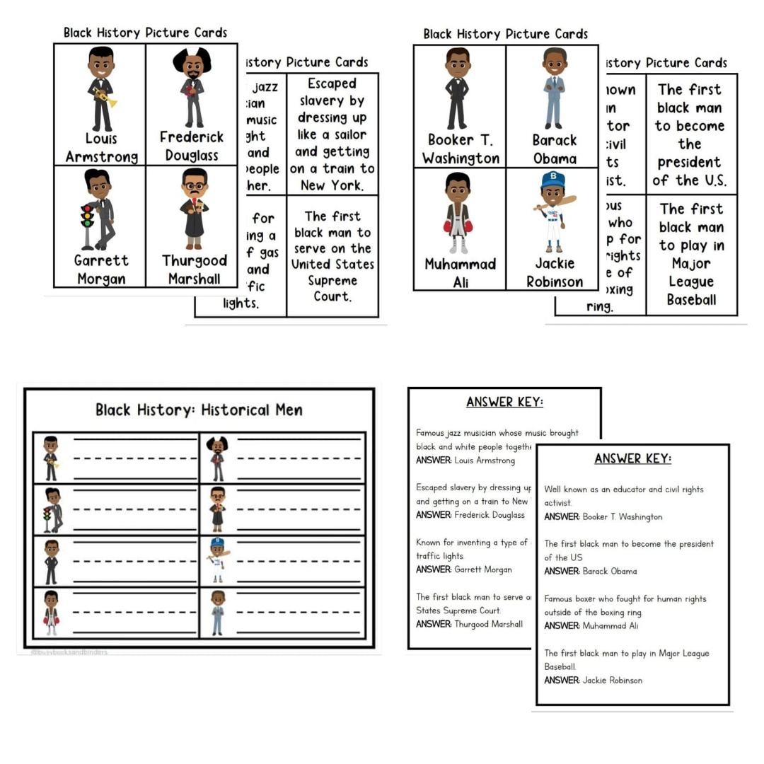 Black History Month Activities Black History Worksheets Write The Room Made By Teachers
