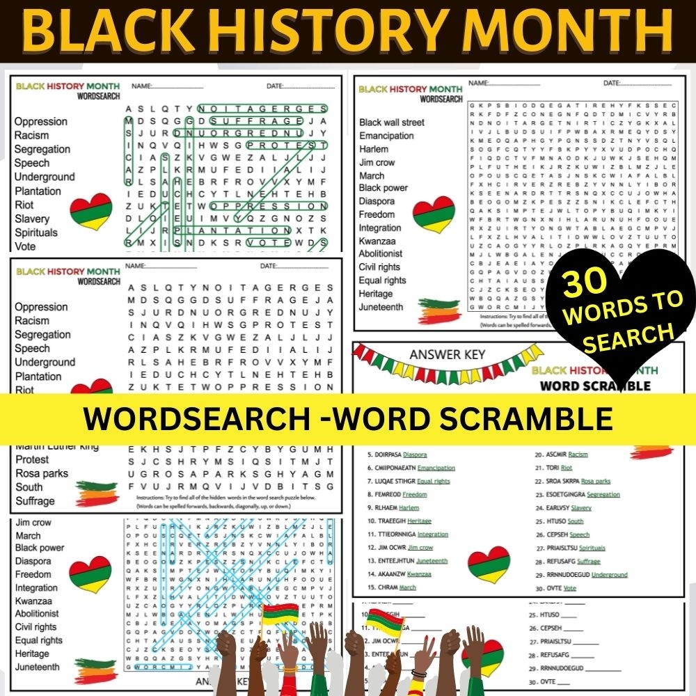 free printable black history worksheets free printable black history worksheets