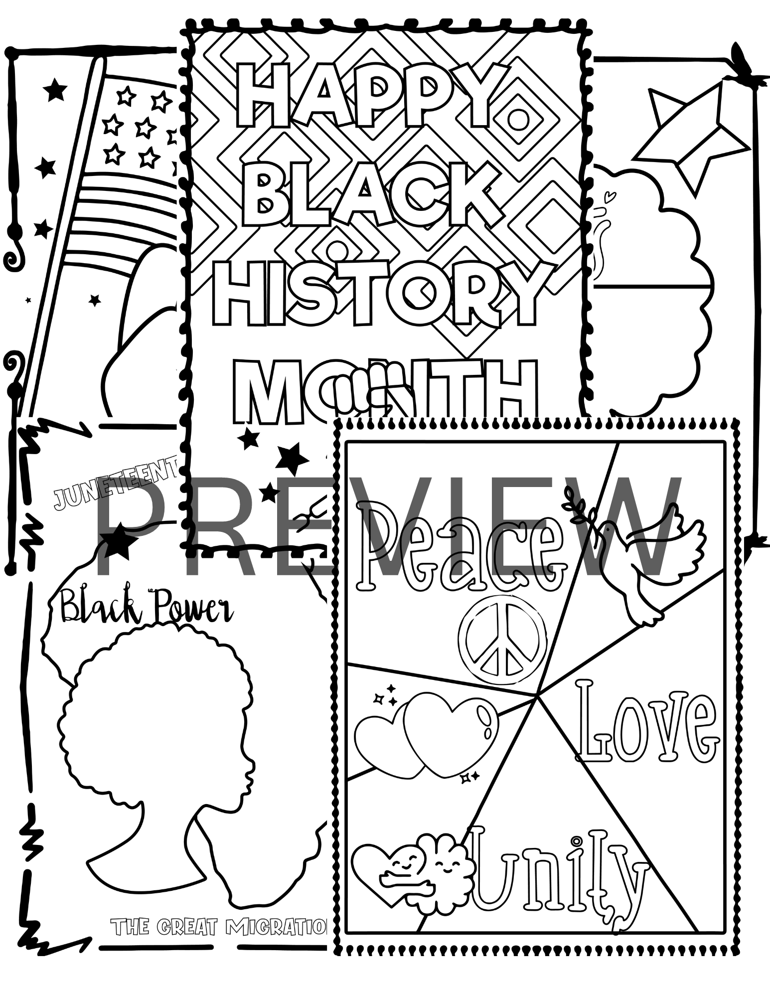 black history month printable activities