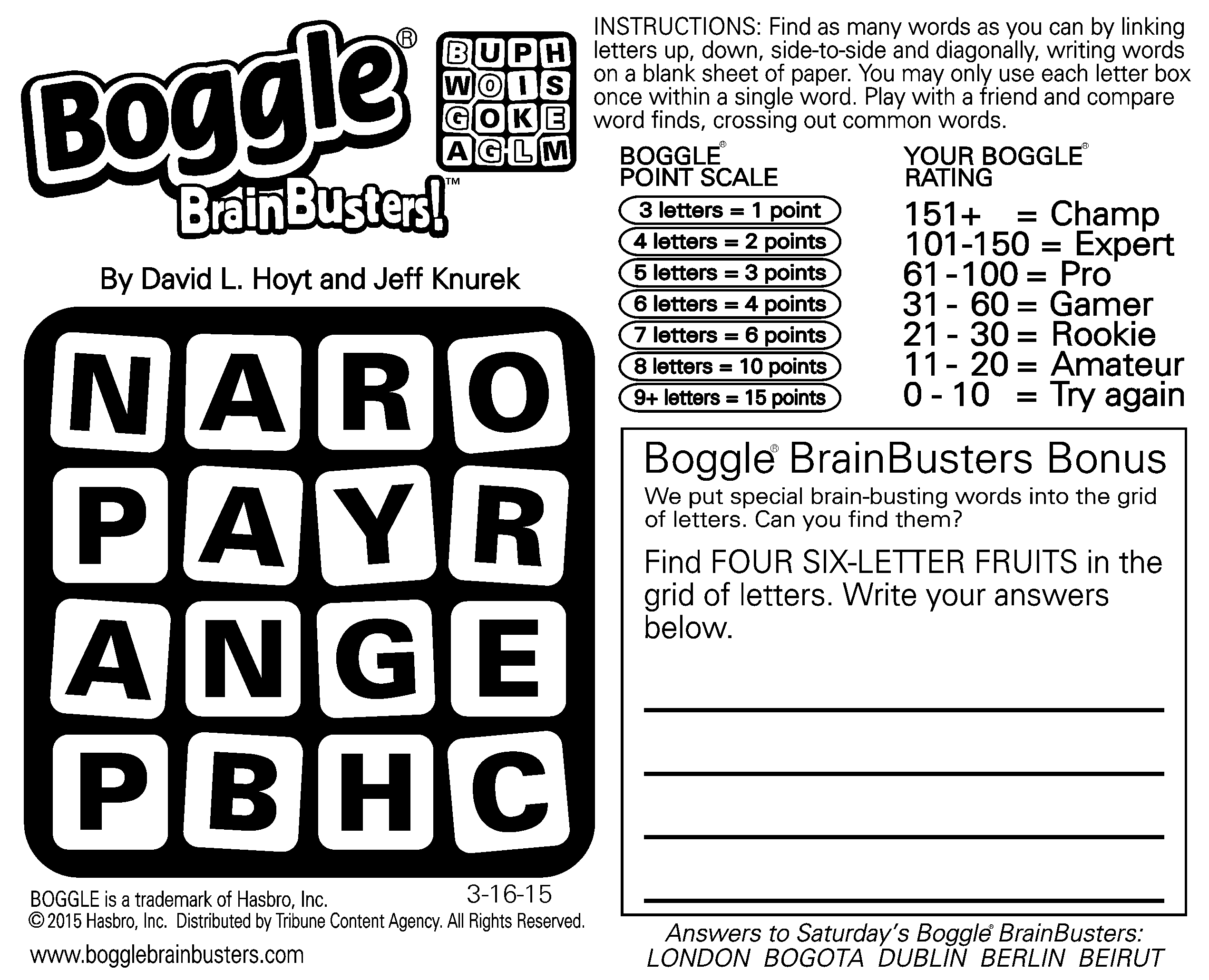 Boggle BrainBusters
