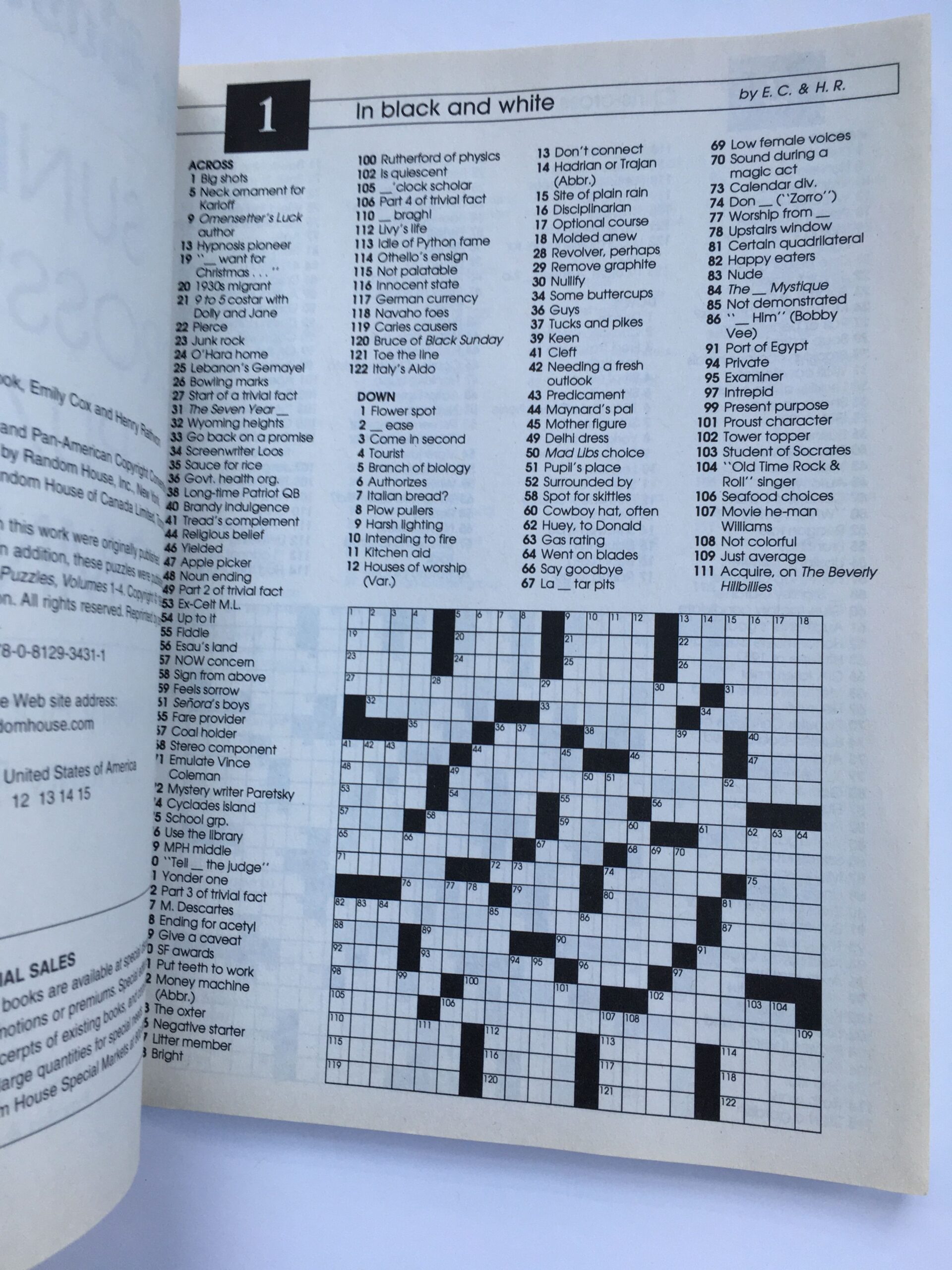Boston Globe Sunday Crossword Omnibus Volume 1 Boston Globe By Henry Hook Emily Cox Henry Rathvon Paperback December 11 2001 Random House Puzzles Games 9780812934311 Biblio