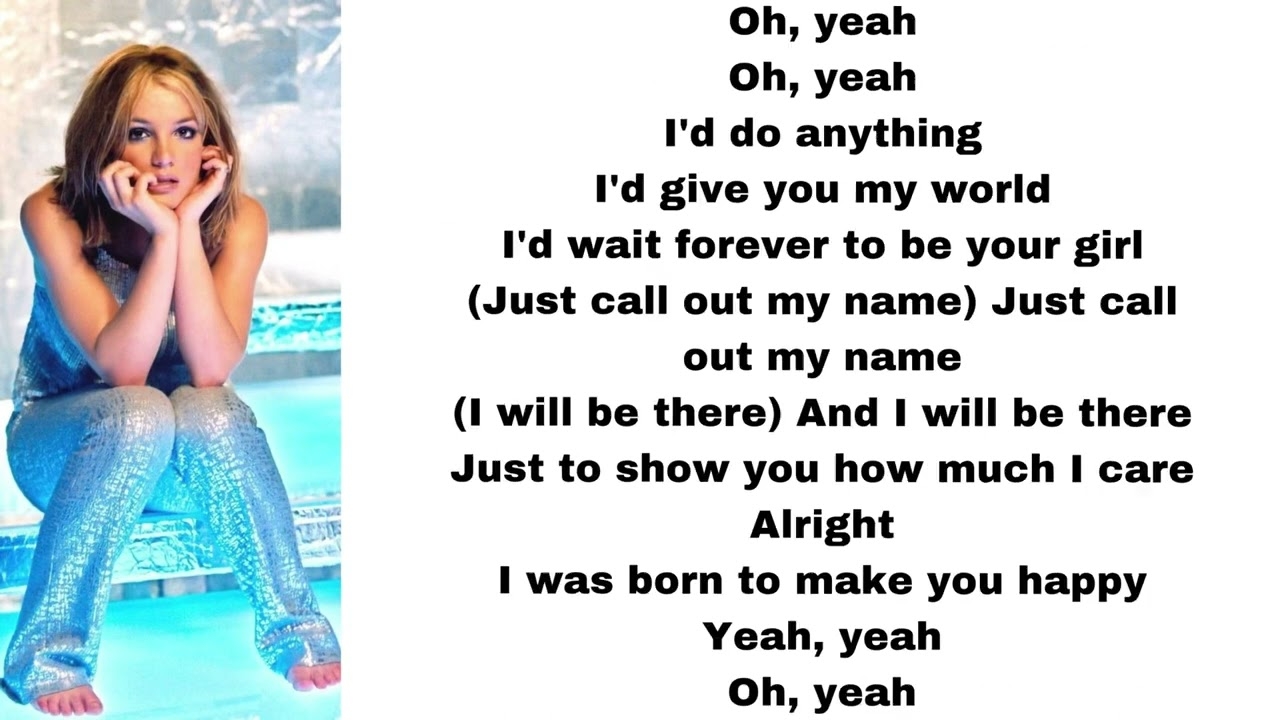 lucky britney spears lyrics