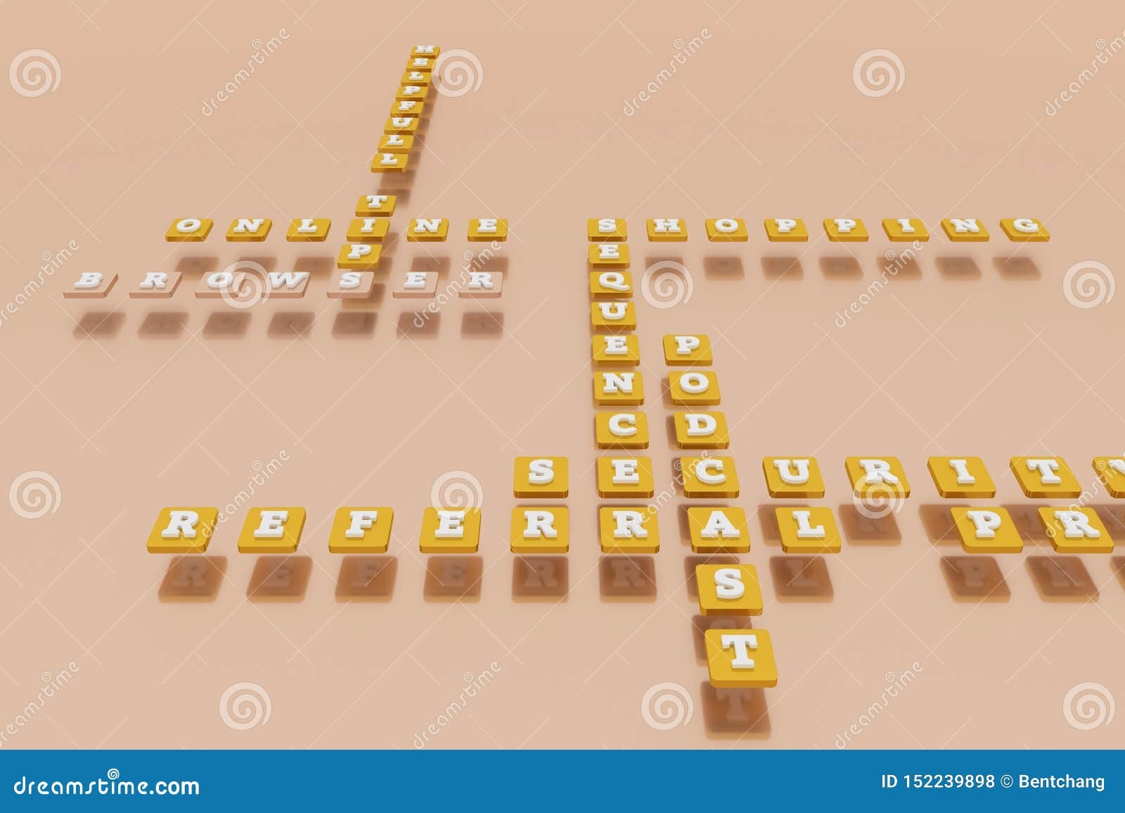 Browser Ict Keyword Crossword For Web Page Graphic Design Texture Or Background 3D Rendering Stock Illustration Illustration Of Style Words 152239898