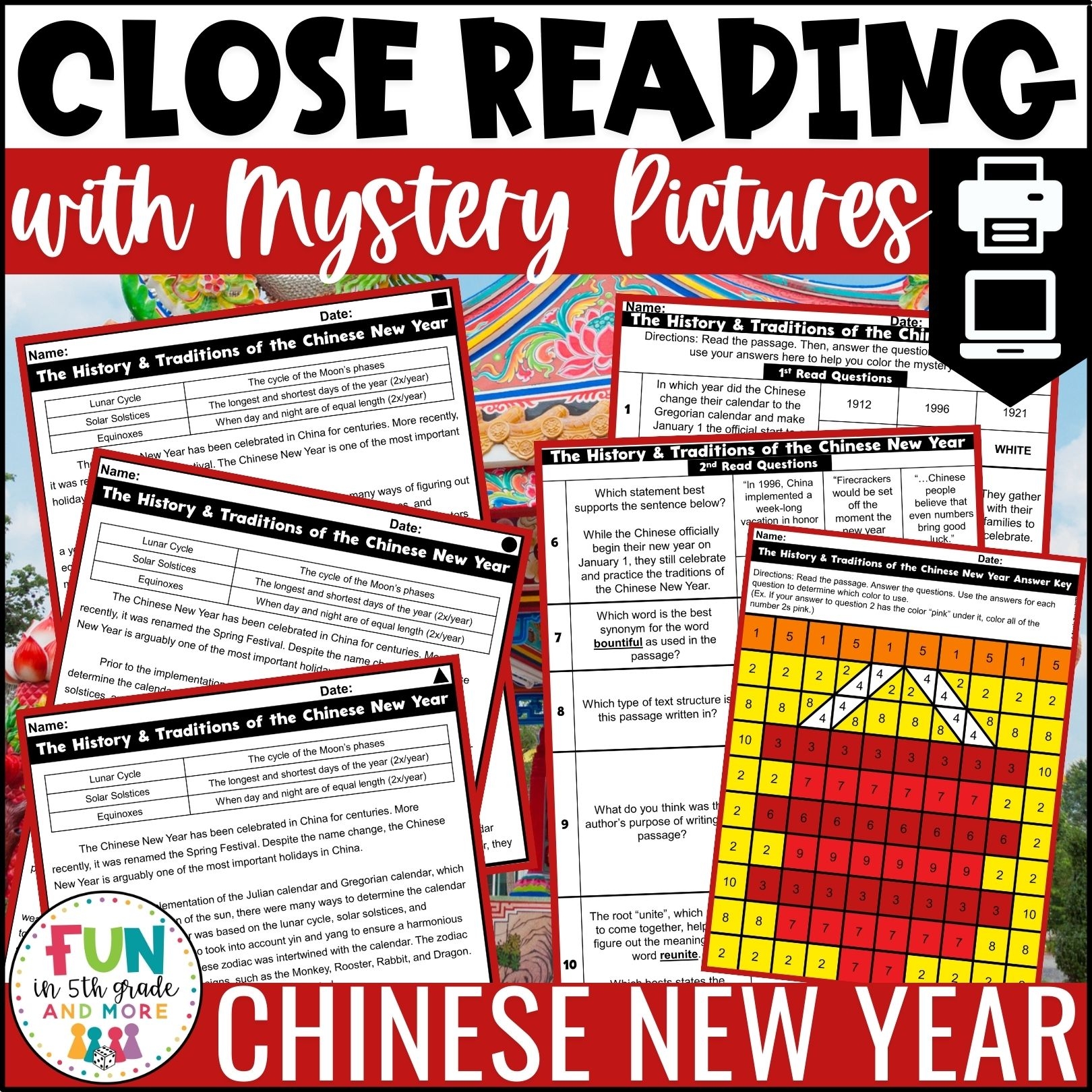 lunar new year reading comprehension