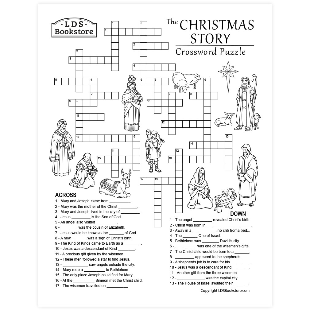 free holiday crossword puzzles printable