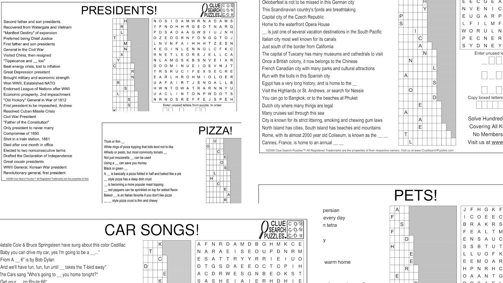 Clue Search Puzzles cluesearchpuzzles Profile Pinterest