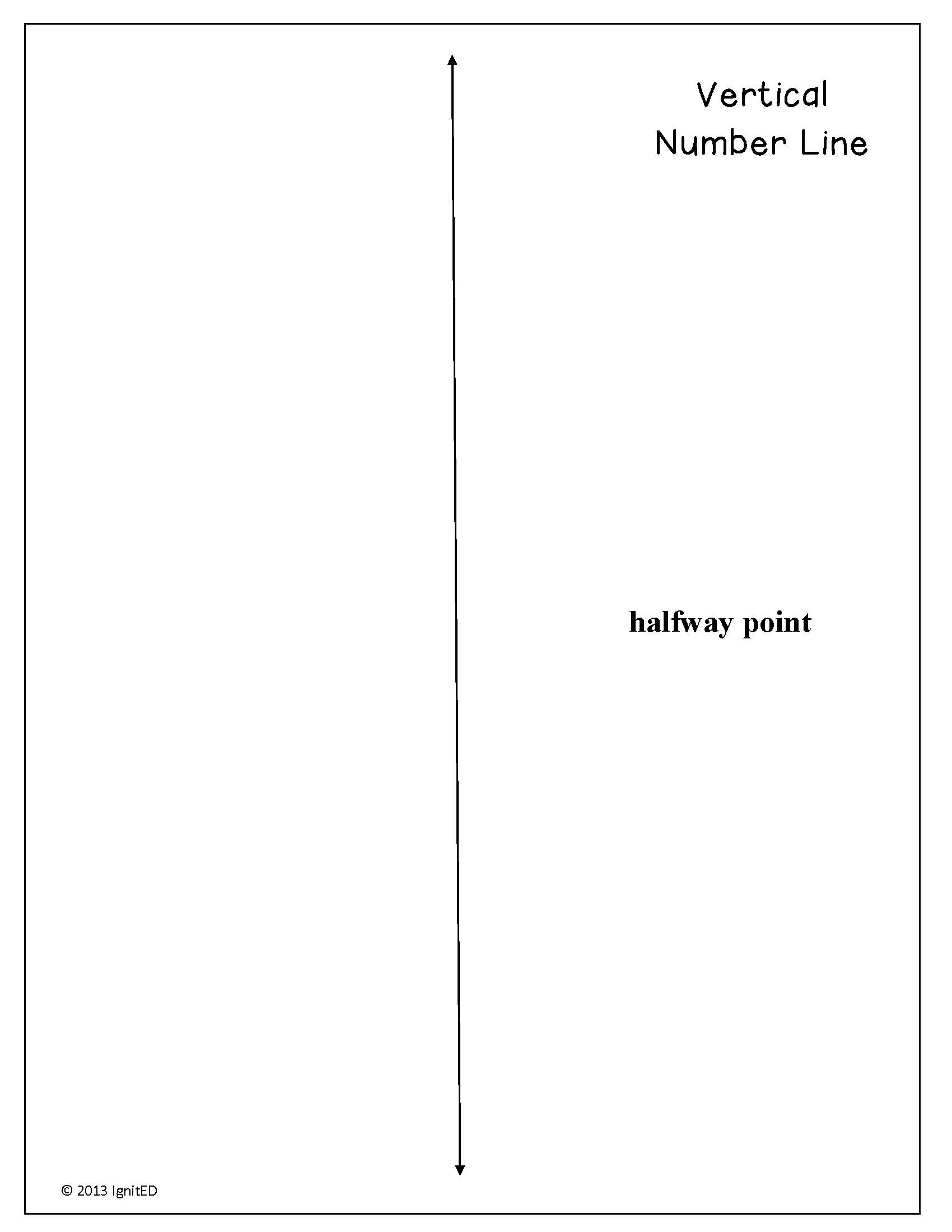 Common Core Aligned Rounding Using Vertical Number Lines IgnitED Worksheets Library